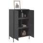 Aparador de acero negro 68x39x113 cm by , Sideboards - Ref: Foro24-842964, Price: 138,06 €, Discount: %
