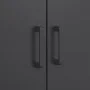 Schwarzer Stahlschrank 68x39x113 cm von , Sideboards - Ref: Foro24-842964, Preis: 136,49 €, Rabatt: %