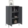 Anrichte aus anthrazitgrauem Stahl 68x39x113 cm von , Sideboards - Ref: Foro24-842966, Preis: 145,71 €, Rabatt: %