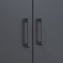 Aparador de acero gris antracita 68x39x113 cm de , Aparadores - Ref: Foro24-842966, Precio: 147,29 €, Descuento: %