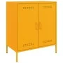 Aparador de acero amarillo mostaza 68x39x79 cm by , Sideboards - Ref: Foro24-842979, Price: 123,18 €, Discount: %