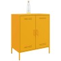 Aparador de acero amarillo mostaza 68x39x79 cm by , Sideboards - Ref: Foro24-842979, Price: 124,75 €, Discount: %