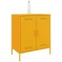 Aparador de acero amarillo mostaza 68x39x79 cm by , Sideboards - Ref: Foro24-842979, Price: 123,18 €, Discount: %