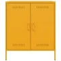 Aparador de acero amarillo mostaza 68x39x79 cm by , Sideboards - Ref: Foro24-842979, Price: 123,18 €, Discount: %