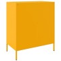 Aparador de acero amarillo mostaza 68x39x79 cm by , Sideboards - Ref: Foro24-842979, Price: 124,75 €, Discount: %