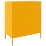 Aparador de acero amarillo mostaza 68x39x79 cm by , Sideboards - Ref: Foro24-842979, Price: 123,18 €, Discount: %