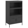 Aparador de acero negro 68x39x113 cm by , Sideboards - Ref: Foro24-842970, Price: 120,87 €, Discount: %