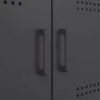 Schwarzer Stahlschrank 68x39x113 cm von , Sideboards - Ref: Foro24-842970, Preis: 119,52 €, Rabatt: %