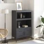 Anrichte aus anthrazitgrauem Stahl 68x39x113 cm von , Sideboards - Ref: Foro24-842972, Preis: 126,86 €, Rabatt: %