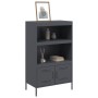 Aparador de acero gris antracita 68x39x113 cm de , Aparadores - Ref: Foro24-842972, Precio: 128,24 €, Descuento: %