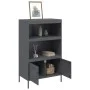 Anrichte aus anthrazitgrauem Stahl 68x39x113 cm von , Sideboards - Ref: Foro24-842972, Preis: 126,86 €, Rabatt: %