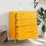 Aparador de acero amarillo mostaza 68x39x89 cm by , Sideboards - Ref: Foro24-842985, Price: 155,42 €, Discount: %