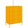 Gelber Senf Stahlschrank 68x39x89 cm von , Sideboards - Ref: Foro24-842985, Preis: 155,36 €, Rabatt: %