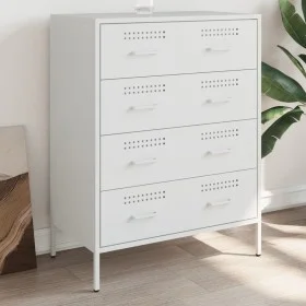 Weißer Stahlschrank 68x39x89 cm von , Sideboards - Ref: Foro24-842987, Preis: 154,63 €, Rabatt: %