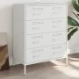 Aparador de acero blanco 68x39x89 cm de , Aparadores - Ref: Foro24-842987, Precio: 154,63 €, Descuento: %