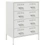 Weißer Stahlschrank 68x39x89 cm von , Sideboards - Ref: Foro24-842987, Preis: 154,63 €, Rabatt: %