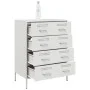 Weißer Stahlschrank 68x39x89 cm von , Sideboards - Ref: Foro24-842987, Preis: 154,63 €, Rabatt: %