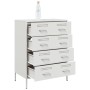 Weißer Stahlschrank 68x39x89 cm von , Sideboards - Ref: Foro24-842987, Preis: 156,43 €, Rabatt: %