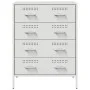 Weißer Stahlschrank 68x39x89 cm von , Sideboards - Ref: Foro24-842987, Preis: 154,63 €, Rabatt: %