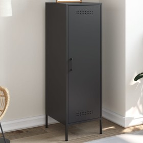 Schwarzer Stahlschrank 36x39x113 cm von , Sideboards - Ref: Foro24-843006, Preis: 94,94 €, Rabatt: %
