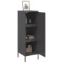 Aparador de acero negro 36x39x113 cm de , Aparadores - Ref: Foro24-843006, Precio: 94,88 €, Descuento: %