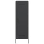 Aparador de acero negro 36x39x113 cm de , Aparadores - Ref: Foro24-843006, Precio: 94,88 €, Descuento: %