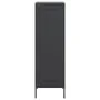 Aparador de acero negro 36x39x113 cm de , Aparadores - Ref: Foro24-843006, Precio: 93,85 €, Descuento: %