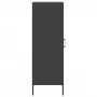Aparador de acero negro 36x39x113 cm de , Aparadores - Ref: Foro24-843006, Precio: 93,85 €, Descuento: %