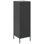 Aparador de acero negro 36x39x113 cm de , Aparadores - Ref: Foro24-843006, Precio: 93,85 €, Descuento: %