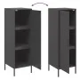 Aparador de acero negro 36x39x113 cm de , Aparadores - Ref: Foro24-843006, Precio: 93,85 €, Descuento: %