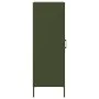Olivgrüner Stahlschrank 36x39x113 cm von , Sideboards - Ref: Foro24-843010, Preis: 99,68 €, Rabatt: %