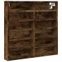 Vitrina de madera de ingeniería roble ahumado 60x8,5x58 cm by , Shelves and shelves - Ref: Foro24-847965, Price: 37,58 €, Dis...