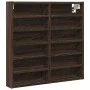 Ingenieurholz-Vitrine in Eichenbraun 60x8,5x58 cm von , Regale und Regale - Ref: Foro24-847967, Preis: 44,56 €, Rabatt: %