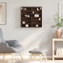 Ingenieurholz-Vitrine in Eichenbraun 60x8,5x58 cm von , Regale und Regale - Ref: Foro24-847967, Preis: 45,46 €, Rabatt: %