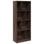 Ingenieurholzregal in Eichenbraun 57x28,5x141 cm von , Bücherregale und Regale - Ref: Foro24-848002, Preis: 81,45 €, Rabatt: %