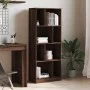 Ingenieurholzregal in Eichenbraun 57x28,5x141 cm von , Bücherregale und Regale - Ref: Foro24-848002, Preis: 81,45 €, Rabatt: %