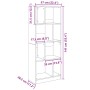 Estantería madera de ingeniería marrón roble 57x28,5x141 cm by , Bookcases and shelves - Ref: Foro24-848002, Price: 82,75 €, ...