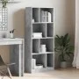 Estantería madera de ingeniería gris hormigón 57x28,5x141 cm de , Librerías y estanterías - Ref: Foro24-847999, Precio: 80,30...