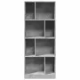 Estantería madera de ingeniería gris hormigón 57x28,5x141 cm de , Librerías y estanterías - Ref: Foro24-847999, Precio: 80,30...