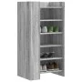 Mueble zapatero madera de ingeniería gris Sonoma 52x37,5x100 cm by , Shoe racks and shoe organizers - Ref: Foro24-848449, Pri...