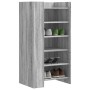 Mueble zapatero madera de ingeniería gris Sonoma 52x37,5x100 cm by , Shoe racks and shoe organizers - Ref: Foro24-848449, Pri...