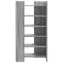 Mueble zapatero madera de ingeniería gris Sonoma 52x37,5x100 cm by , Shoe racks and shoe organizers - Ref: Foro24-848449, Pri...
