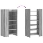 Mueble zapatero madera de ingeniería gris Sonoma 52x37,5x100 cm by , Shoe racks and shoe organizers - Ref: Foro24-848449, Pri...