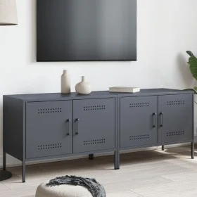 TV-Möbel, 2 Einheiten, anthrazitgraues Stahl, 68x39x50,5 cm. von , TV-Möbel - Ref: Foro24-842939, Preis: 140,20 €, Rabatt: %