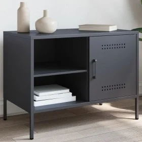 Mueble de TV acero gris antracita 68x39x50,5 cm von , TV-Möbel - Ref: Foro24-842998, Preis: 74,77 €, Rabatt: %