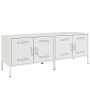 Muebles de TV 2 piezas acero blanco 68x39x50,5 cm von , TV-Möbel - Ref: Foro24-842945, Preis: 141,97 €, Rabatt: %