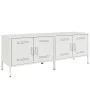 Muebles de TV 2 piezas acero blanco 68x39x50,5 cm von , TV-Möbel - Ref: Foro24-842945, Preis: 140,38 €, Rabatt: %