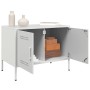 Muebles de TV 2 piezas acero blanco 68x39x50,5 cm von , TV-Möbel - Ref: Foro24-842945, Preis: 141,97 €, Rabatt: %