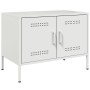 Muebles de TV 2 piezas acero blanco 68x39x50,5 cm von , TV-Möbel - Ref: Foro24-842945, Preis: 141,97 €, Rabatt: %