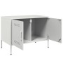 Muebles de TV 2 piezas acero blanco 68x39x50,5 cm von , TV-Möbel - Ref: Foro24-842945, Preis: 141,97 €, Rabatt: %